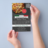 Handgemaakte Pasta Winkel Flyer (Hand)