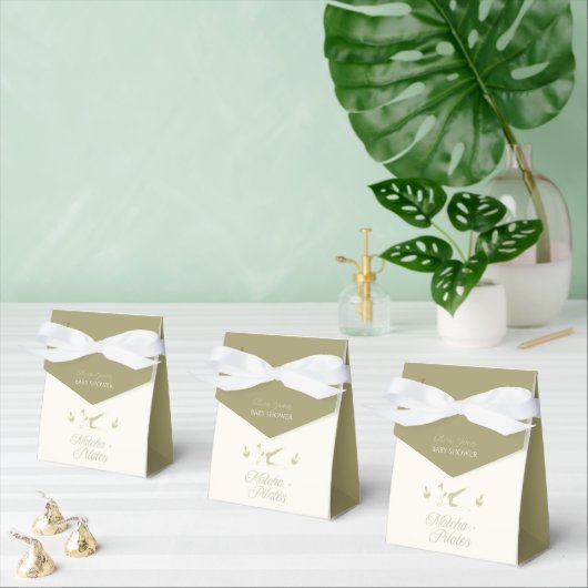 Handgemaakte pilates baby shower bedankdoosjes (Meervoudige)