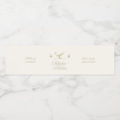 Handgemaakte pilates baby shower waterfles etiket (Enkel label)