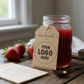 Handgemaakte Prijs Hang Label Uw Logo Kraft Prijs Cadeaulabel