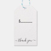 Handgemaakte Prijs Hang Label Uw Logo Kraft Prijs Cadeaulabel (Achterkant)