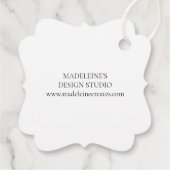 Handgemaakte Product Breien Ambachtelijke Knutsele Bedankjes Labels (Achterkant)