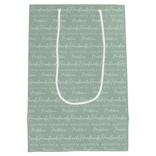 Handgemaakte Product Verpakkingsmaker Crafter Arti Medium Cadeauzakje (Achterkant)