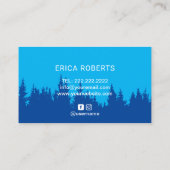 Handgemaakte Producten Blue Mountain Typografie Visitekaartje (Achterkant)