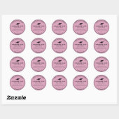 Handgemaakte ronde Salve of Body Butter Labels Mod (Vel)