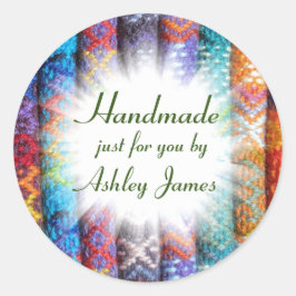 Handgemaakte Ronde Sticker