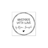 Handgemaakte rubber stempel (Afrduk)