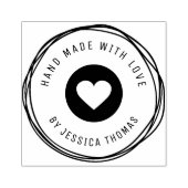 Handgemaakte rubber stempel (Afrduk)