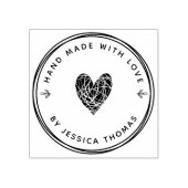 Handgemaakte rubber stempel (Afrduk)