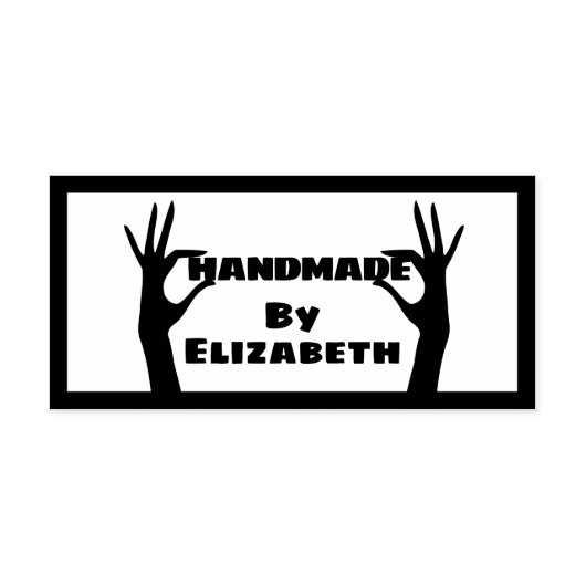 Handgemaakte Rubberstempel (Afrduk)