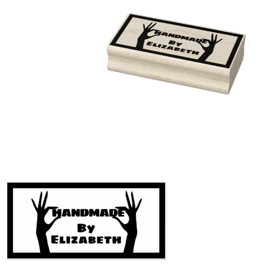 Handgemaakte Rubberstempel (Gestempeld)
