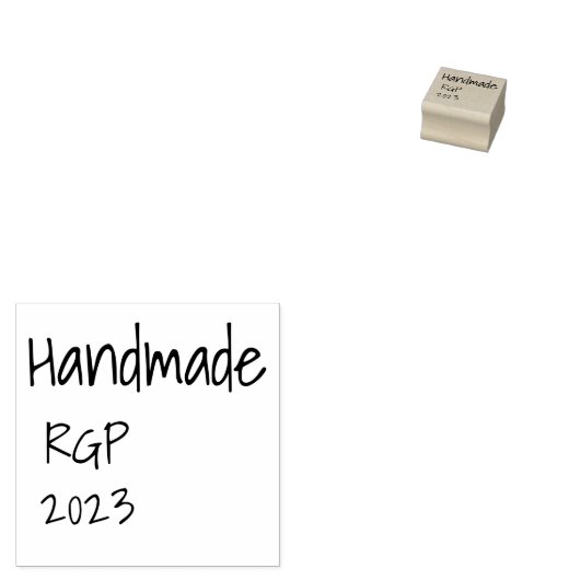Handgemaakte rubberstempel (Gestempeld)