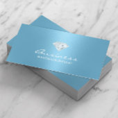 Handgemaakte sieraden Bright Diamond Modern Blauw Visitekaartje