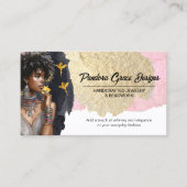 Handgemaakte sieraden ontwerper visitekaartje (Voorkant)