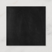 Handgemaakte sieradenhouder Display Kaart Vierkante Visitekaartje (Achterkant)