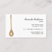 Handgemaakte snoepjes Pastry Bakery Mixer Cupcake Visitekaartje (Achterkant)