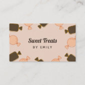 Handgemaakte sociale media baking Sweet Behandelt  Visitekaartje (Voorkant)