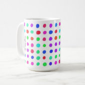 Handgemaakte spikkels gepersonaliseerde microben koffiemok (Voorkant links)