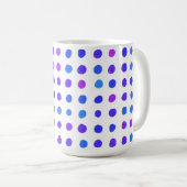 Handgemaakte spikkels gepersonaliseerde microben koffiemok (Voorkant rechts)