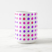 Handgemaakte spikkels gepersonaliseerde microben koffiemok (Center)