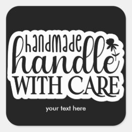Handgemaakte sticker