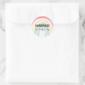 Handgemaakte sticker - Regenboog (Tas)