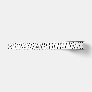 handgemaakte stippen patroon kinderen tekening ach grosgrain lint
