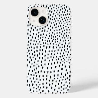 handgemaakte stippenpatroon kindertekening achterg Case-Mate iPhone 14 hoesje