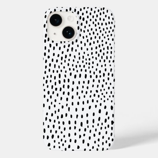 handgemaakte stippenpatroon kindertekening achterg Case-Mate iPhone case (Achterkant)