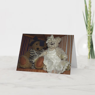 Handgemaakte teddies kaart
