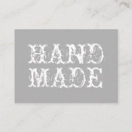 Handgemaakte trendy eenvoudige moderne  gedurfde g visitekaartje