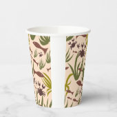 Handgemaakte unieke Zee Dream Fishes and Crabs cup Papieren Bekers (Links)