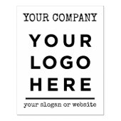 Handgemaakte Uw Bedrijf Logo Aangepaste Naam Sloga Rubberstempel (Afrduk)