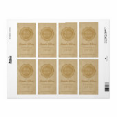 Handgemaakte vaartuiglabels etiket (Full Sheet)