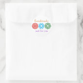 "Handgemaakte" vakantie cadeau label (Tas)
