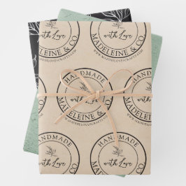 Handgemaakte verpakking Artisan Crafter Maker Gift Inpakpapier Vel