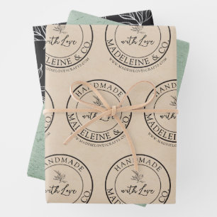 Handgemaakte verpakking Artisan Crafter Maker Gift Inpakpapier Vel
