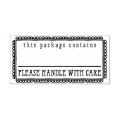 HANDGEMAAKTE VERPAKKING schattig dit pakket bevat Rubberstempel (Afrduk)