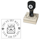 HANDGEMAAKTE VERPAKKING schattige envelop je hebt  Rubberstempel (Gestempeld)