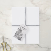 Handgemaakte Verzorgingsinstructies Landelijk Bloe Cadeaulabel (Met Touw)