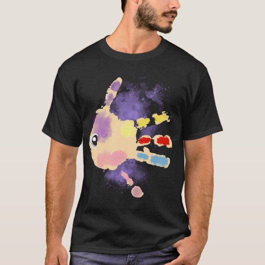 Handgemaakte vis t-shirt (Voorkant)