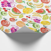 Handgemaakte vruchten cadeaupapier (Hoek)