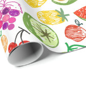 Handgemaakte vruchten cadeaupapier (Rol Hoek)