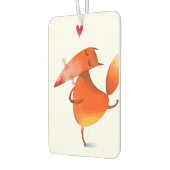 Handgemaakte Waterverf Funny Fox Luchtverfrisser (Links)