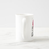 Handgemaakte Waterverf Harde Prosecco Fun Quote Porselein Kop (Achterkant)