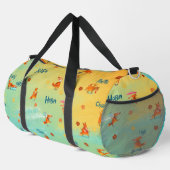 Handgemaakte Waterverf illustratie Funny Fox Plunjezak (Rechterhoek)