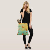 Handgemaakte Waterverf illustratie Funny Fox Tote Bag (Op model)