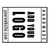 Handgemaakte website aangepaste bedrijfslogo op ma rubberstempel (Afrduk)