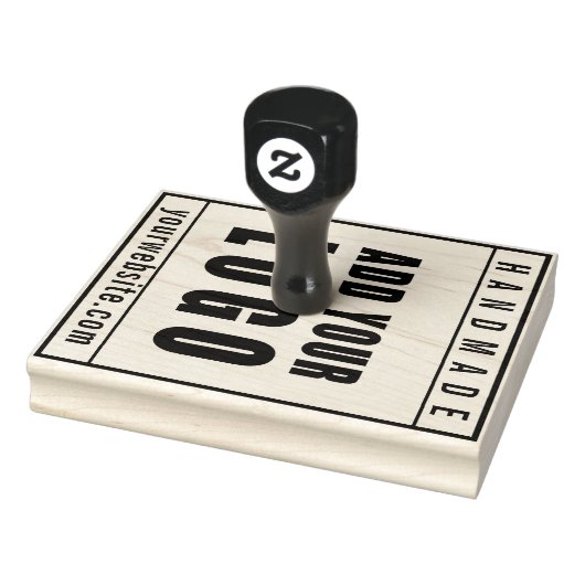 Handgemaakte website aangepaste bedrijfslogo op ma rubberstempel (Stempel)