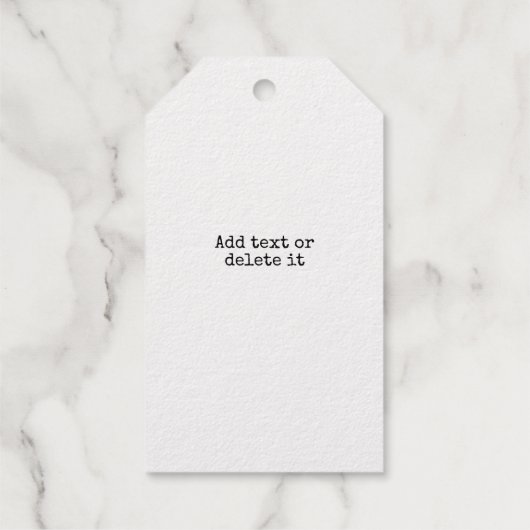 Handgemaakte website | Aangepaste zakelijke Logo Cadeaulabels (Achterkant)